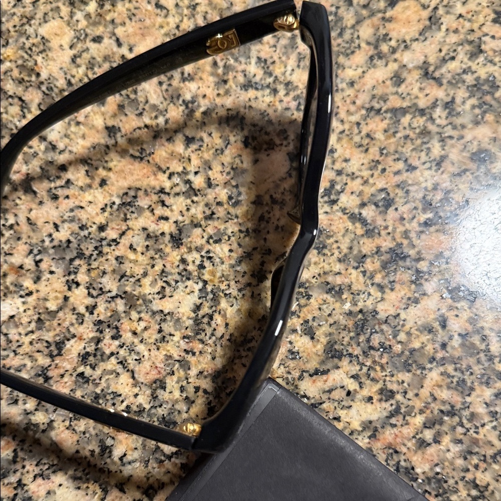 Dolce & Gabbana Black and Gold Sunglasses - Picture 7 of 9